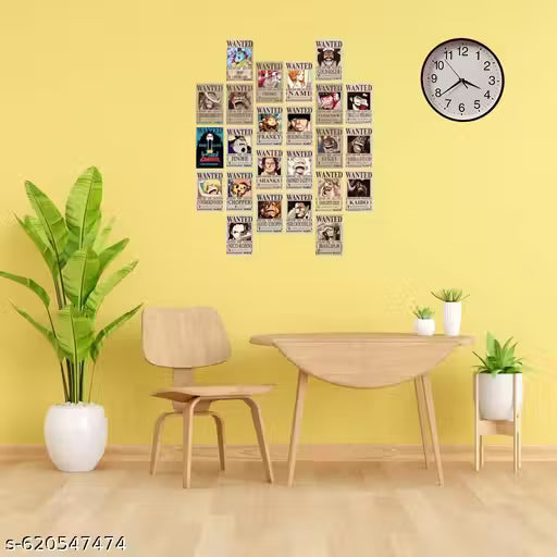 The Bounty Wall Kit: 24-Piece One Piece Anime Poster Set (4x6 Inch)