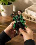 Demon Slayer Tanjiro Kamado Action Figure (15cm) with Katana & Base