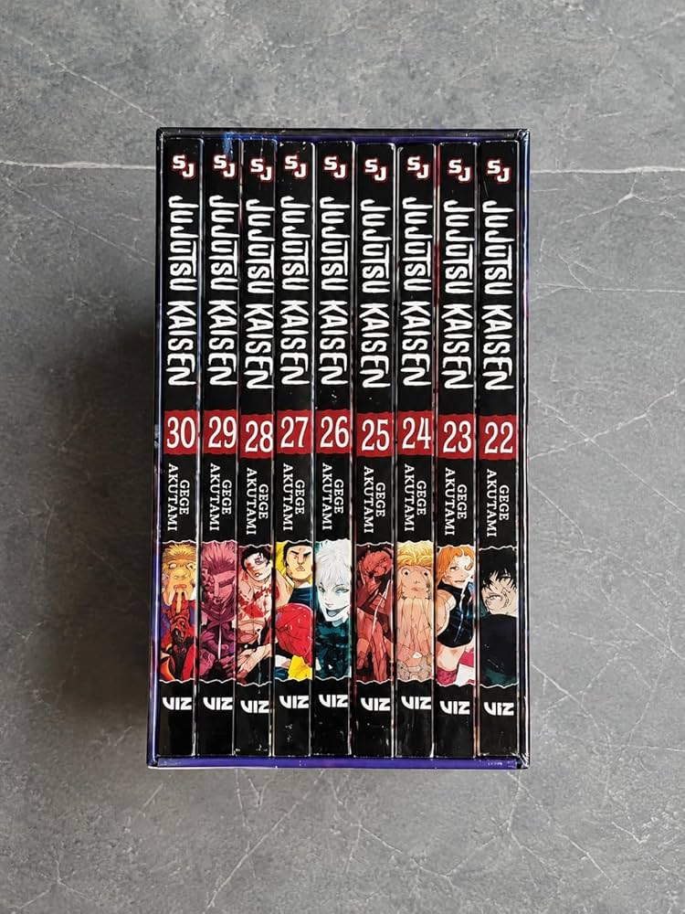 Jujutsu Kaisen Manga Collection Set (Volumes 22–30) by Gege Akutami – English Paperback