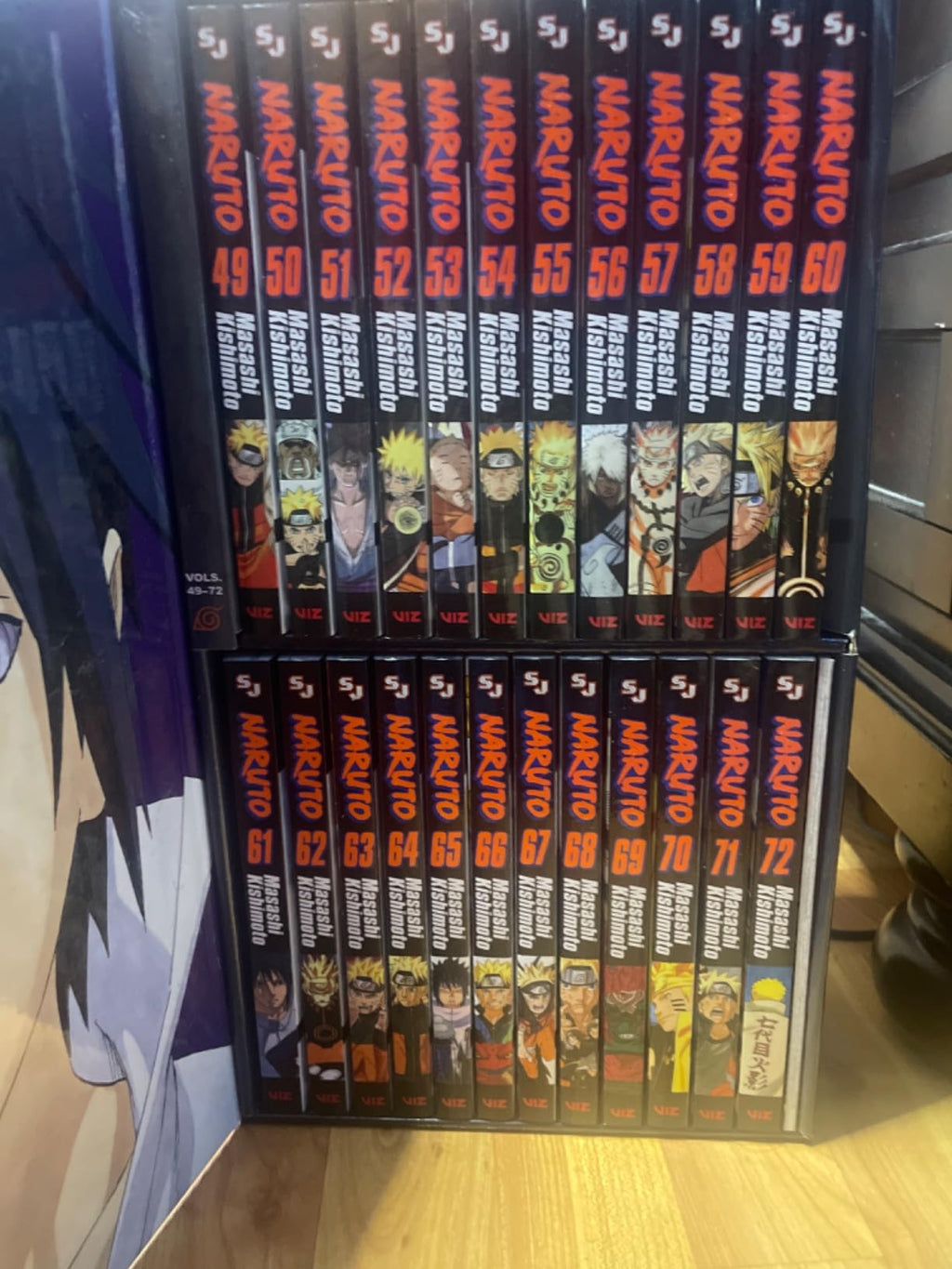 Naruto Manga Box Set 3 (Volumes 49–72) by Masashi Kishimoto – English Paperback Collection