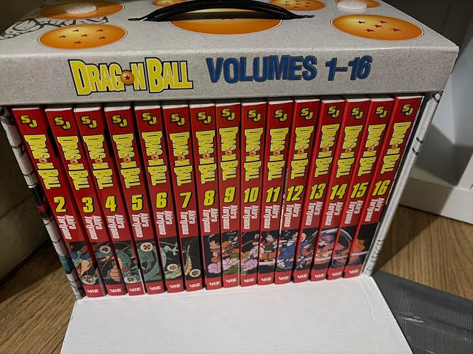 Dragon Ball Complete Manga Box Set (Volumes 1–16) by Akira Toriyama – English Paperback Collection