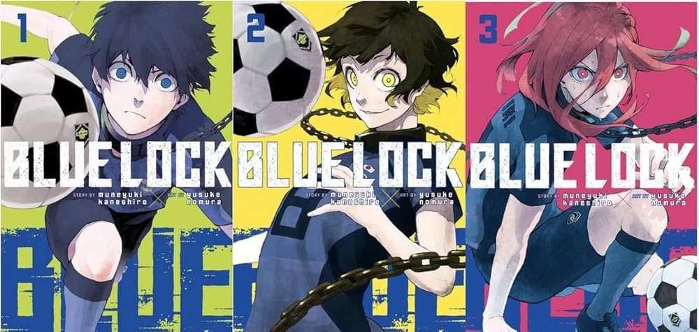 Blue Lock Manga Starter Set (Volumes 1–3 Combo) by Muneyuki Kaneshiro – English Paperback