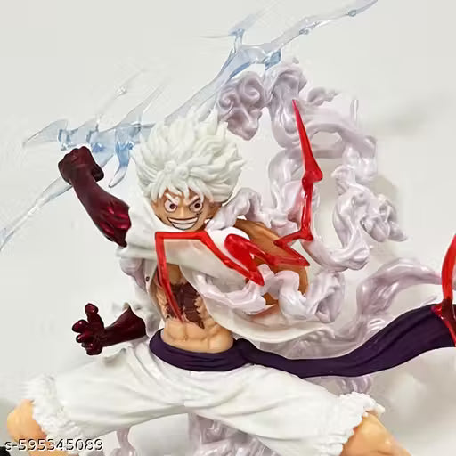 One Piece Monkey D. Luffy Gear 5 Action Figure – 21cm PVC Collectible with Blister Box