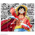 One Piece Monkey D. Luffy Poster Set – Pack of 15 A4 Manga & Anime Wall Prints (300 GSM)