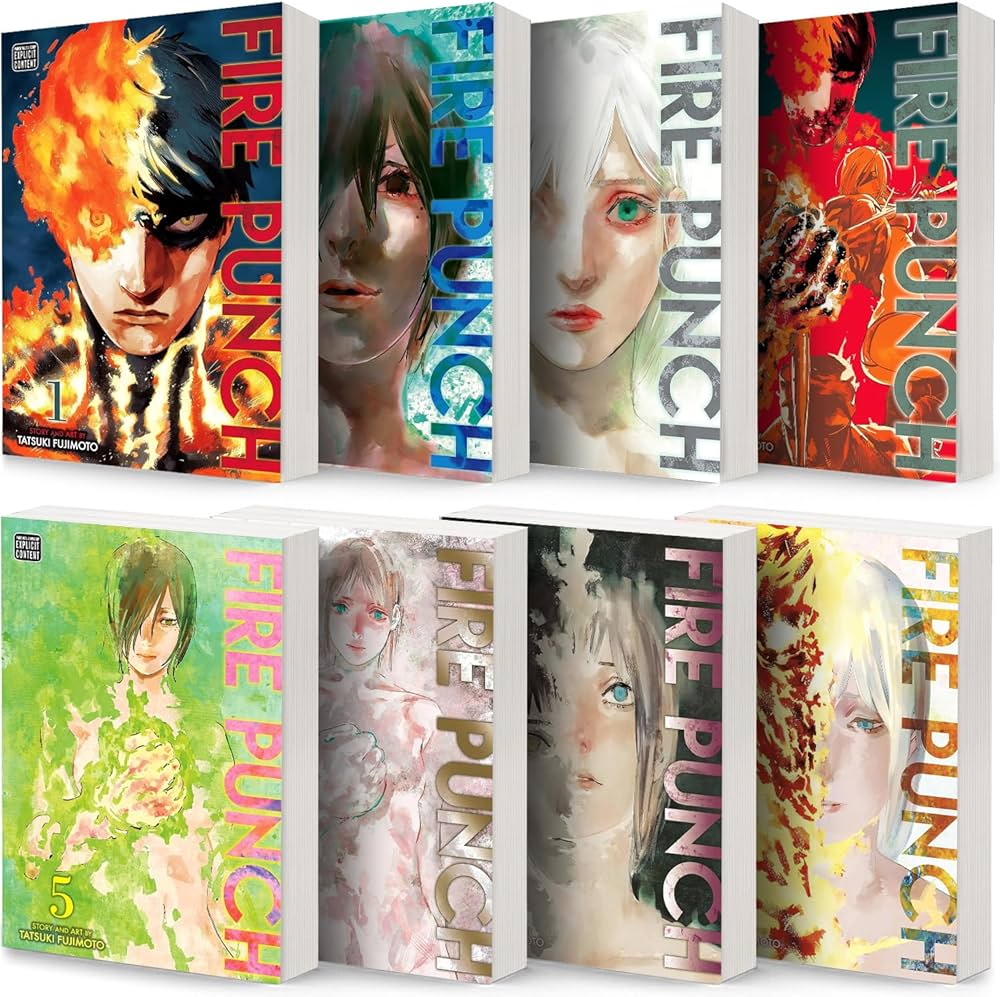 Fire Punch Complete Manga Collection Set (Volumes 1–8) by Tatsuki Fujimoto – English Paperback