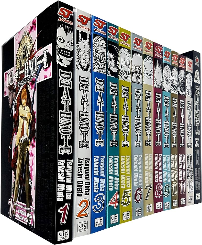 Death Note Manga Collection Set (Volumes 1 to 13 English Paperback)