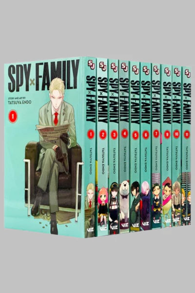 Spy x Family Manga Set (Volumes 1–10) by Tatsuya Endo – English Paperback Collection