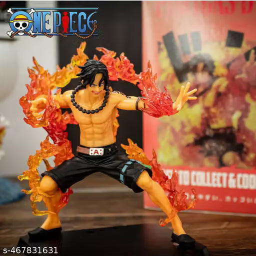 One Piece Portgas D. Ace Action Figure – Fire Fist Ace PVC Collectible with Box