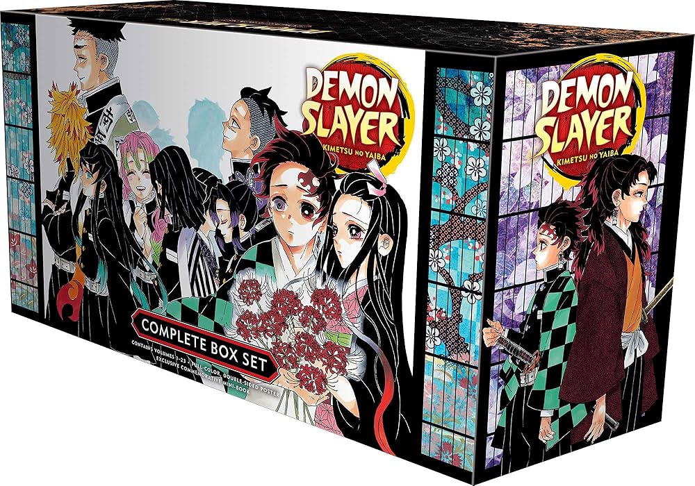DEMON SLAYER COMPLETE BOOKS BOX SET VOLUMES 1-23 (Demon Slayer: Kimetsu No Yaiba)