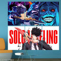 Solo Leveling Anime Wall Poster Set – Pack of 6 A4 Art Prints (300 GSM) with Free Glue Dots