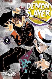 Demon Slayer: Kimetsu no Yaiba Manga Set (Volumes 1 & 2) by Koyoharu Gotouge – English Paperback Combo