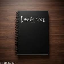 Death Note Replica Notebook – A5 Wiro Journal with Rules (200 Pages)