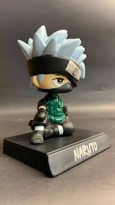 Naruto Kakashi Hatake Plastic Bobblehead Figure – Anime Collectible Desk & Dashboard Decor