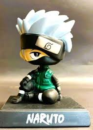 Naruto Kakashi Hatake Plastic Bobblehead Figure – Anime Collectible Desk & Dashboard Decor