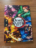 Demon Slayer Printed B6 Hardcover Journal with Lock Clasp by Desi Craft Hub (200 Pages)