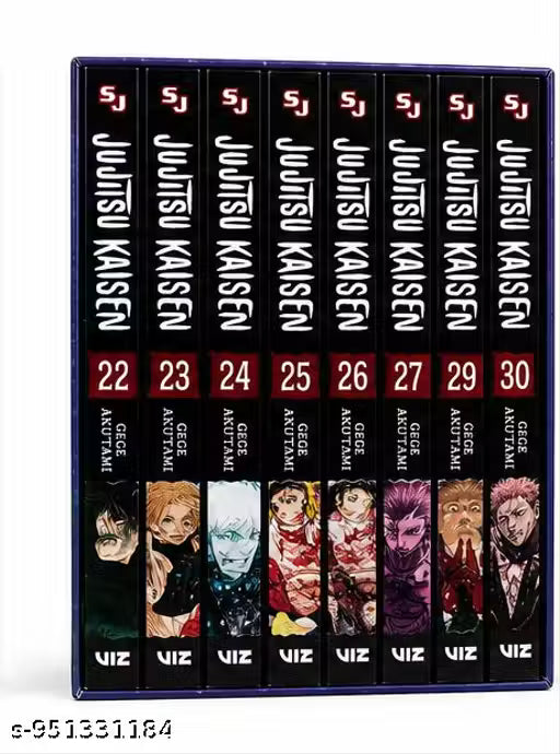 Jujutsu Kaisen Manga Collection Set (Volumes 22–30) by Gege Akutami – English Paperback