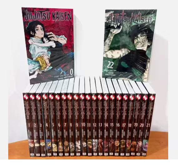 Jujutsu Kaisen Manga Collection (Volumes 1–21 English Paperback Set)