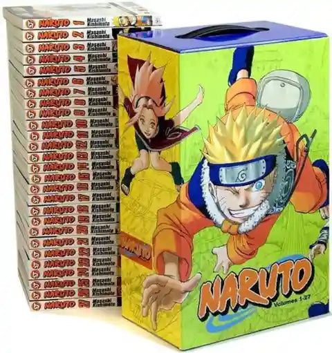 Naruto Manga Box Set 1 (Volumes 1–27) by Masashi Kishimoto – English Paperback Collection