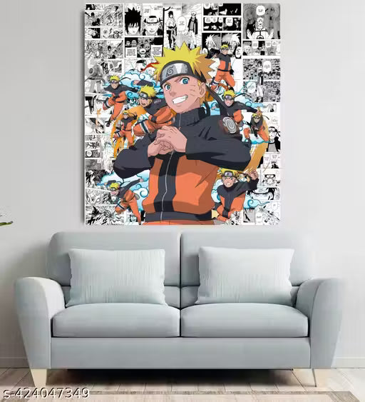Naruto Uzumaki Manga Panel Poster Set – Pack of 12 A4 Art Prints (300 GSM, Unframed)