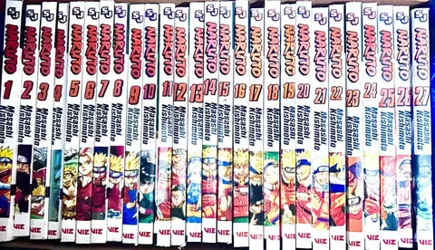 Naruto Manga Box Set 1 (Volumes 1–27) by Masashi Kishimoto – English Paperback Collection