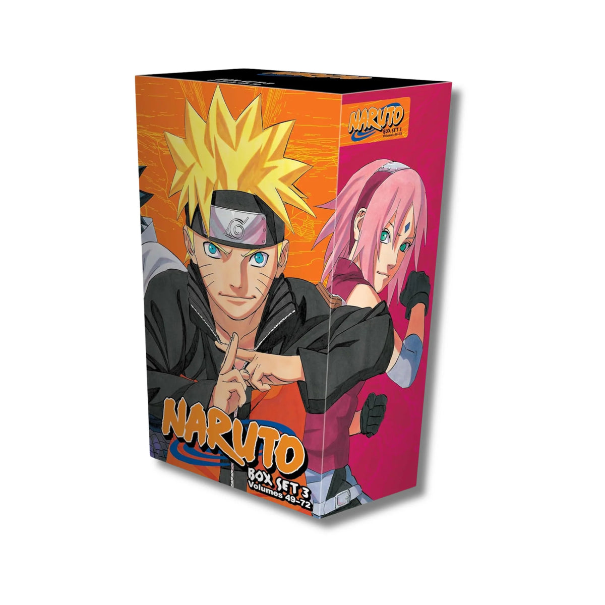 Naruto Manga Box Set 3 (Volumes 49–72) by Masashi Kishimoto – English Paperback Collection