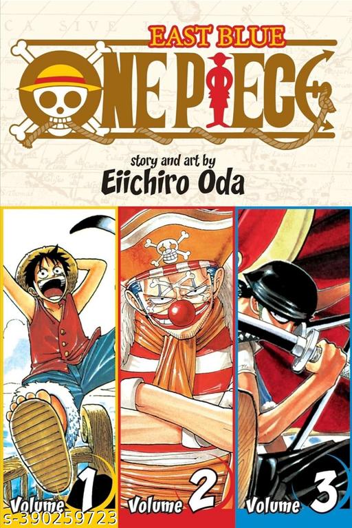 One Piece 3-in-1 Omnibus Edition (Volumes 1, 2 & 3 Merged) by Eiichiro Oda – English Paperback