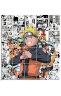 Naruto Uzumaki Manga Panel Poster Set – Pack of 12 A4 Art Prints (300 GSM, Unframed)
