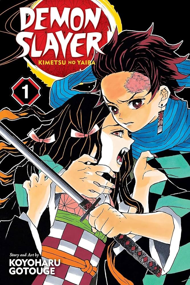 Demon Slayer: Kimetsu no Yaiba Manga Volume 1 by Koyoharu Gotouge – English Paperback