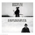 Discipline Motivational Wall Poster Set – Pack of 6 A4 Split Design Art Prints (300 GSM, Unframed)
