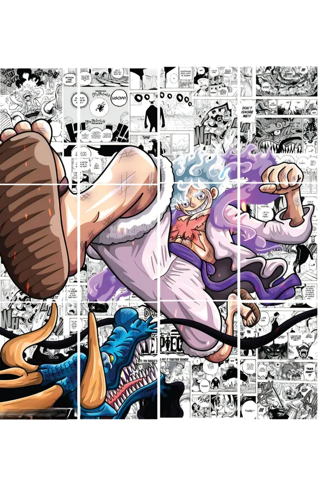 One Piece Luffy Manga & Anime Poster Set – Pack of 12 A4 Wall Prints (350 GSM, Unframed)