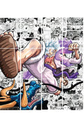 One Piece Luffy Manga & Anime Poster Set – Pack of 12 A4 Wall Prints (350 GSM, Unframed)