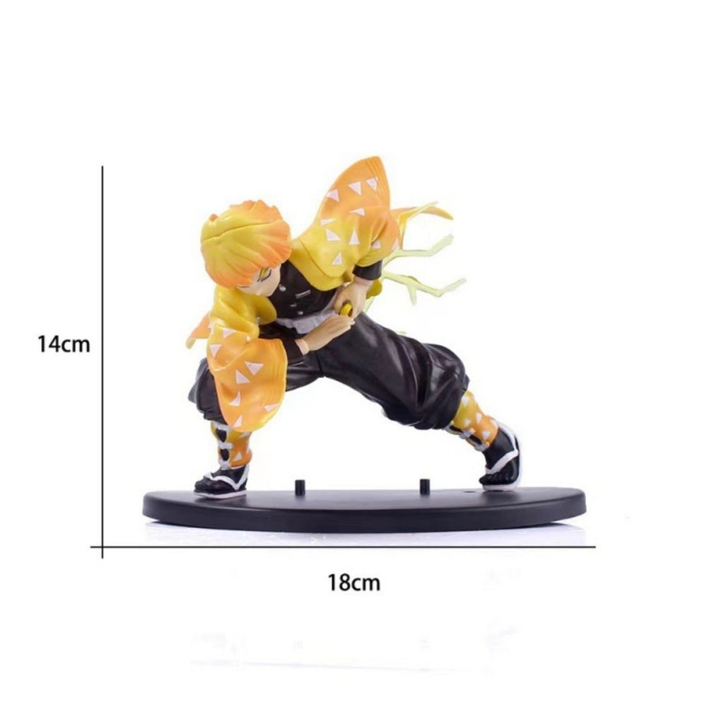 Demon Slayer Zenitsu Agatsuma Attack Form Action Figure (18cm)