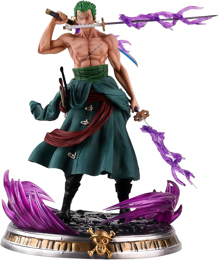One Piece Roronoa Zoro Standing Action Figure (22cm) – Highly Detailed PVC Statue