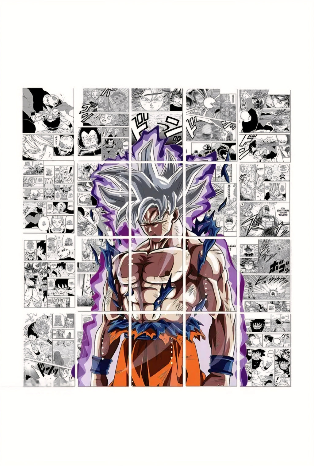 Dragon Ball Epic Manga Panel Wall Collage Kit (A4 Size, Set of 12)