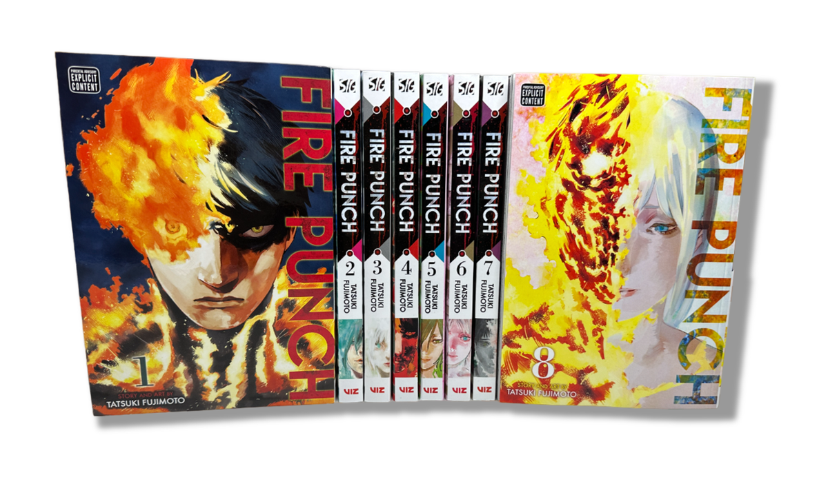 Fire Punch Complete Manga Collection Set (Volumes 1–8) by Tatsuki Fujimoto – English Paperback