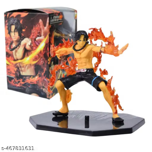 One Piece Portgas D. Ace Action Figure – Fire Fist Ace PVC Collectible with Box