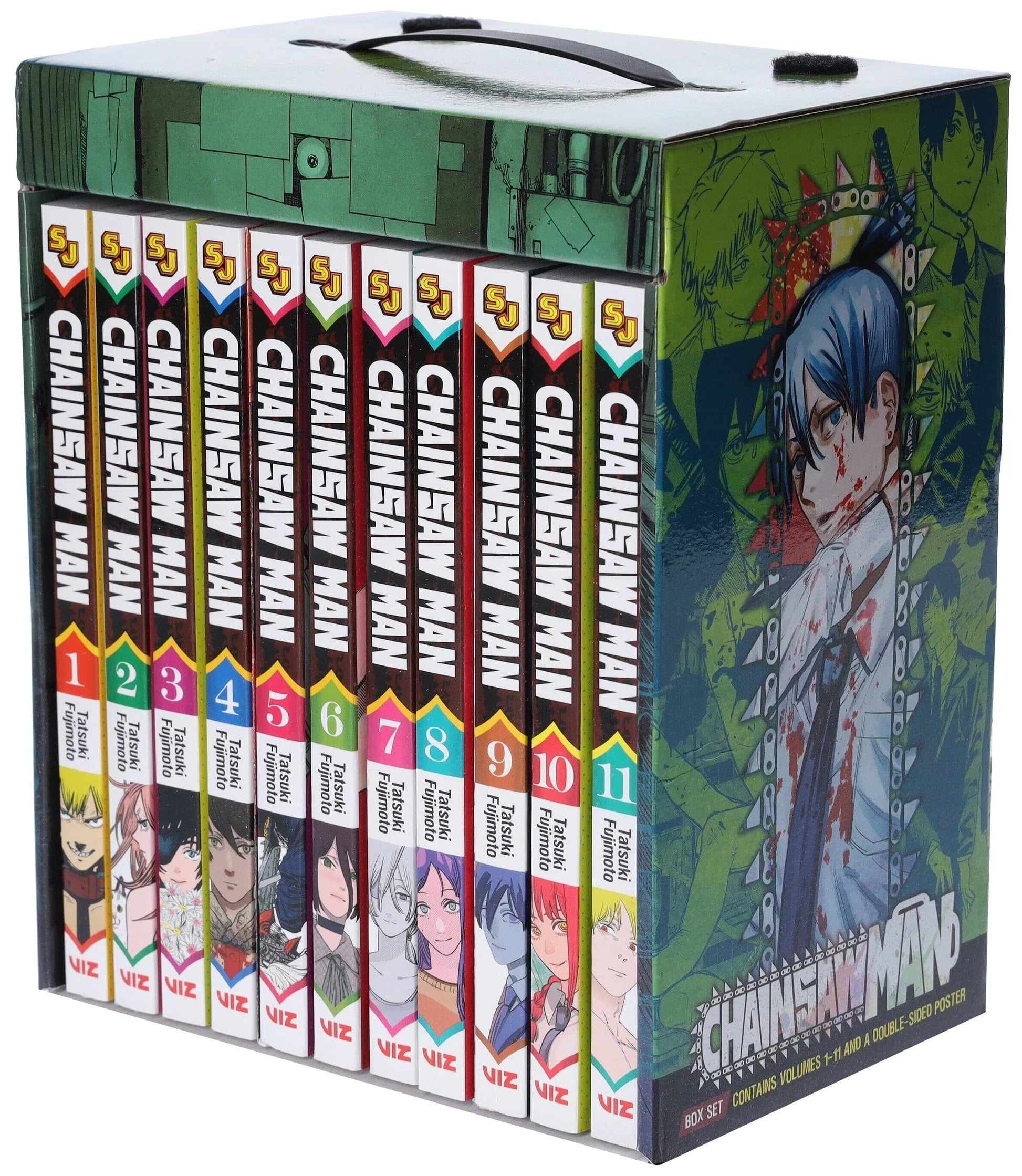 Chainsaw Man Manga Collection Set (Volumes 1–11) by Tatsuki Fujimoto – English Paperback Box Set