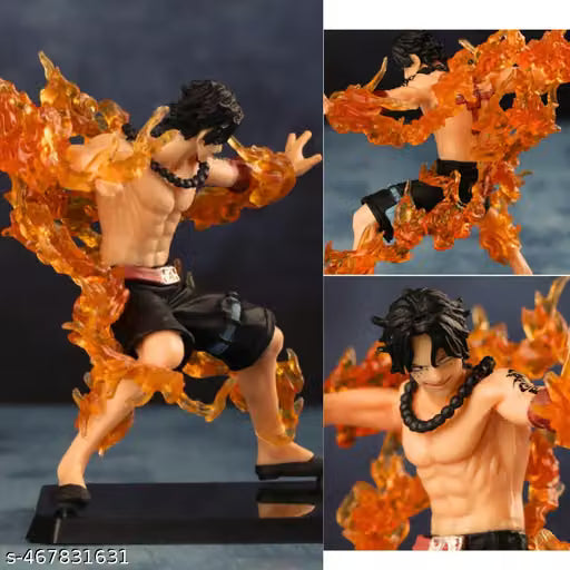 One Piece Portgas D. Ace Action Figure – Fire Fist Ace PVC Collectible with Box