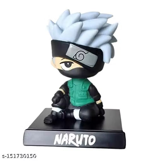 Naruto Kakashi Hatake Plastic Bobblehead Figure – Anime Collectible Desk & Dashboard Decor